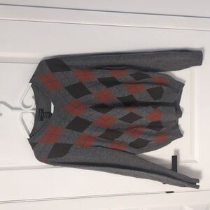 Banana Republic Long Sleeve Pullover Mens Large (checkered pattern)